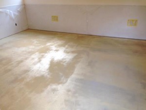 厨房　塗装床1